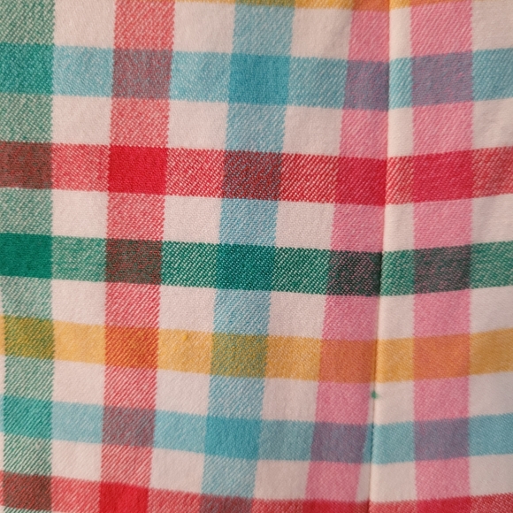 NWT Maeve Anthropologie Grace Gingham Capri Pants - 10.    Y77 - Picture 6 of 13